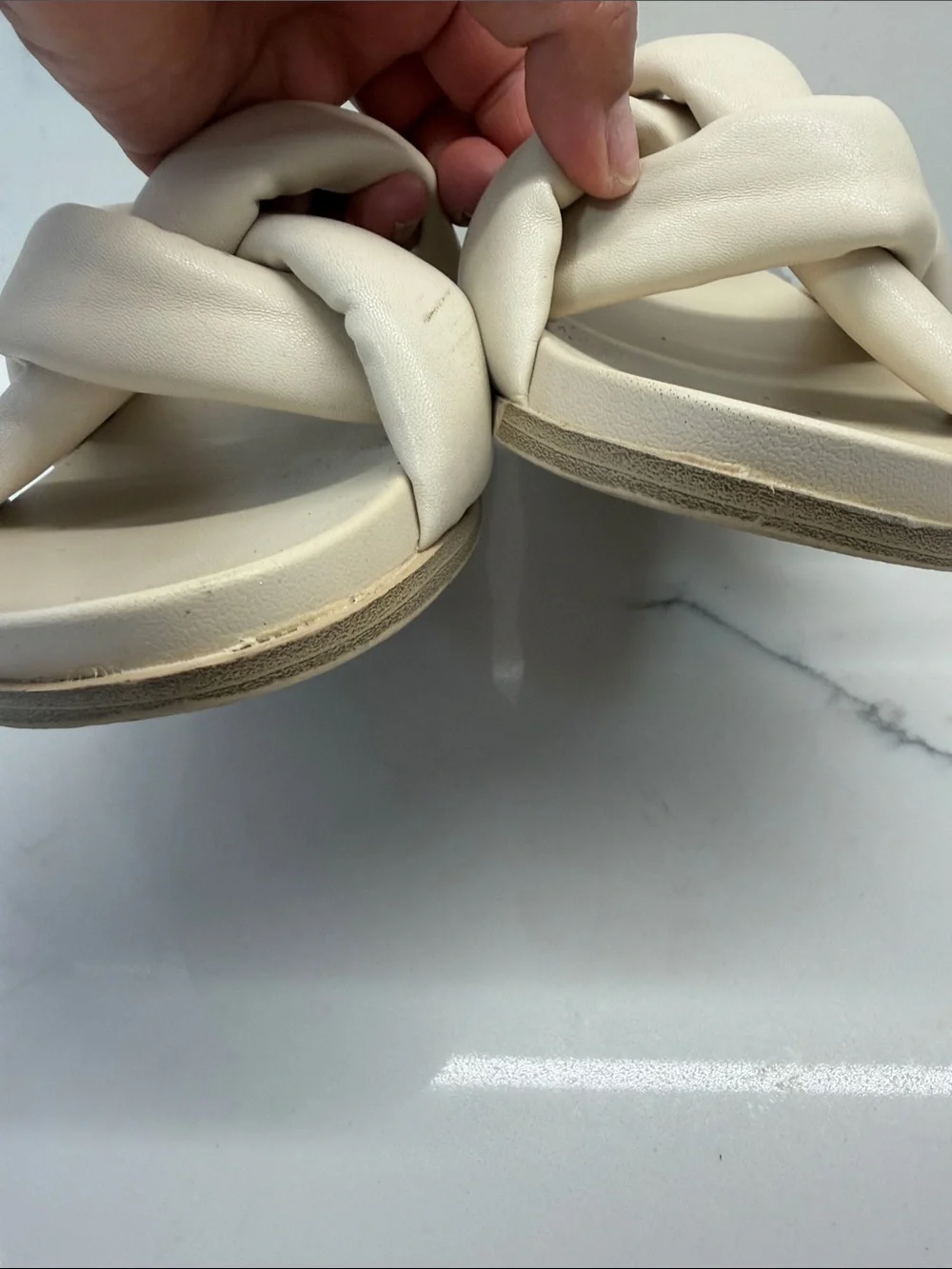 Universal Thread Cream Braided Slide Sandals - Picture 3 of 7